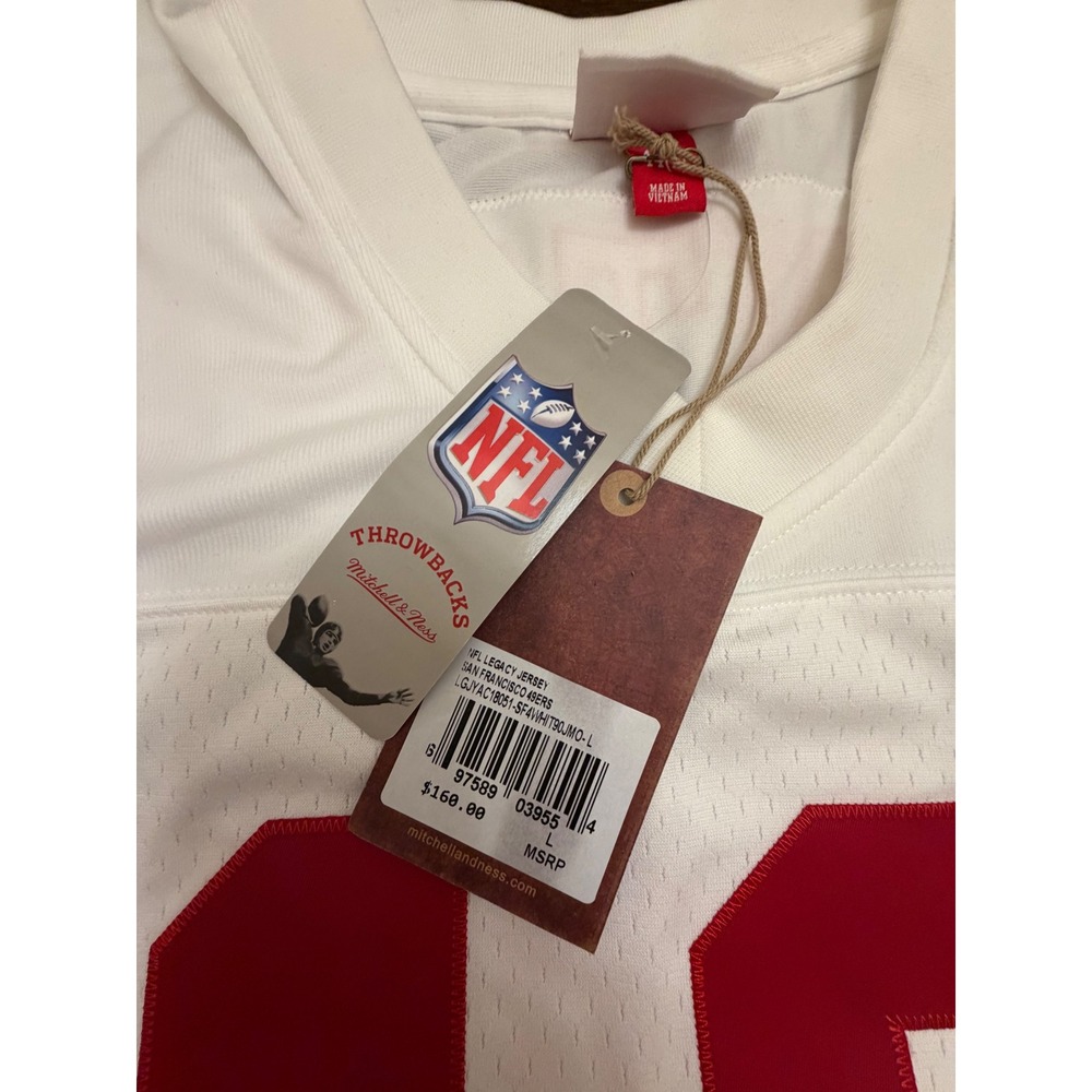 Mitchell & Ness Joe Montana San Francisco 49ers 1990 Legacy Jersey  Mens Large - Picture 2 of 11